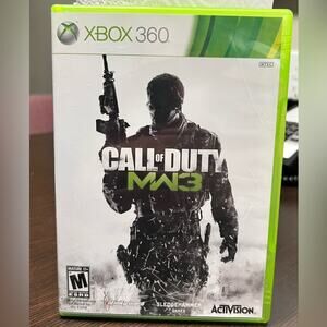 CALL of Duty‎ MW3 Xbox 360, game disc and case